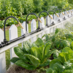 Adjustable Drip Irrigation Kit with Flexible Copper Spray Nozzles