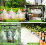 360-Degree Copper Misting Nozzles for Drip Irrigation Tubing - Image 2