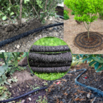 Garden Soaker Hose Irrigation System with Connector Accessories