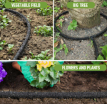 Garden Soaker Hose Irrigation System with Connector Accessories - Image 2