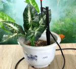 Drip Irrigation Stakes with 360-Degree Sprayer Emitters and Extension Risers, 50 Pack